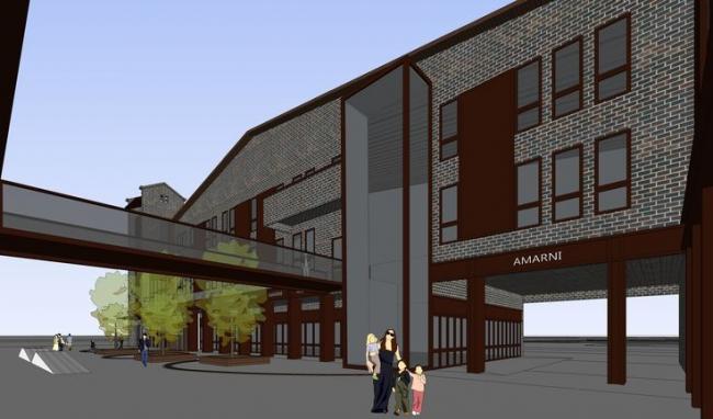 Sketchup商业模型|多层商业街,中式风格 Sketchup商业模型|多层商业街,中式风格