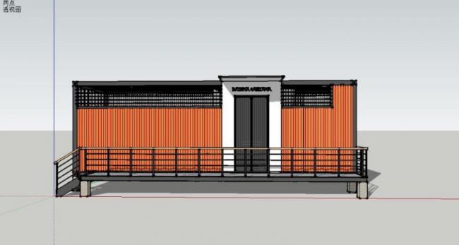 Sketchup商业模型|集装箱,商业,现代风格 Sketchup商业模型|集装箱,商业,现代风格