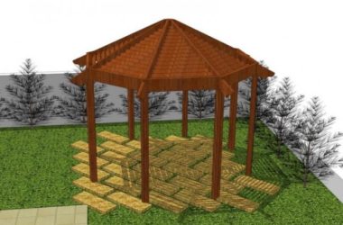 Sketchup小品模型|凉亭景观亭子,小品,现代风格-BIM建筑网