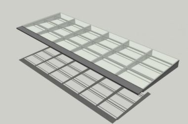 Sketchup素材模型|玻璃雨棚，景观素材组件-BIM建筑网