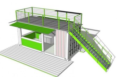 Sketchup商业模型|集装箱建筑-BIM建筑网