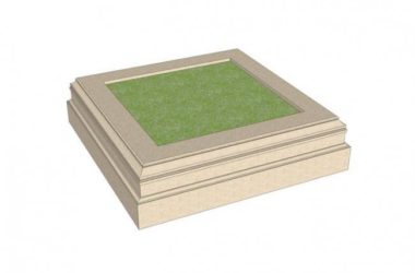 Sketchup素材模型|欧式树池，景观素材组件-BIM建筑网