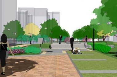 Sketchup景观模型|小区广场景观,现代风格-BIM建筑网