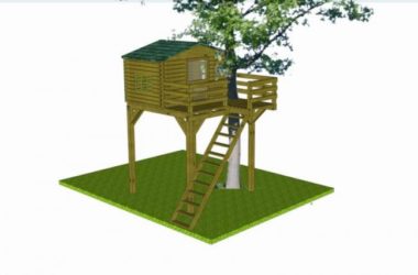 Sketchup景观模型|景观屋,木屋树屋,现代风格-BIM建筑网