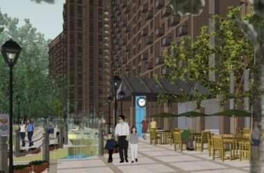 Sketchup住宅模型|高层公寓,底层商业,居住建筑,现代风格-BIM建筑网