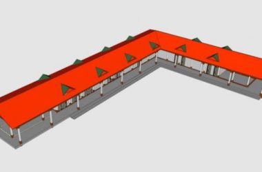 Sketchup素材模型|欧式风格景观廊架,素材组件-BIM建筑网