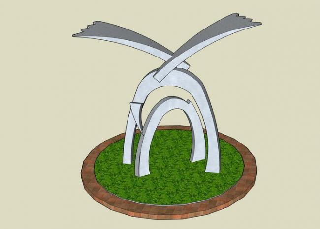 Sketchup素材模型|抽象雕塑景观素材组件 Sketchup素材模型|抽象雕塑景观素材组件