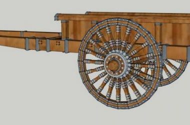 Sketchup素材模型|景观小品,马车,牛车-BIM建筑网
