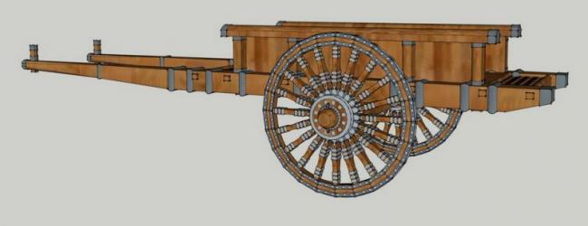 Sketchup素材模型|景观小品,马车,牛车 Sketchup素材模型|景观小品,马车,牛车