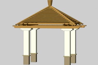 Sketchup小品模型|欧式凉亭,景观亭子,小品,古典风格-BIM建筑网