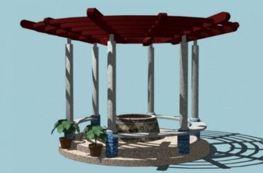 Sketchup小品模型|亭子,小品,景观,休闲凉亭-BIM建筑网