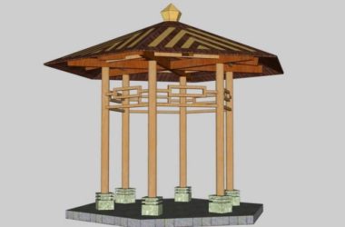 Sketchup小品模型|亭子,小品,景观,休闲凉亭-BIM建筑网