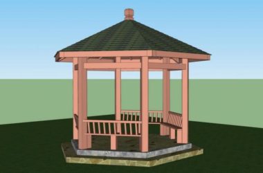 Sketchup小品模型|休闲景观亭,亭子,小品-BIM建筑网
