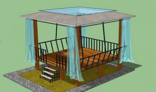 Sketchup小品模型|亭子,小品,景观凉亭 Sketchup小品模型|亭子,小品,景观凉亭