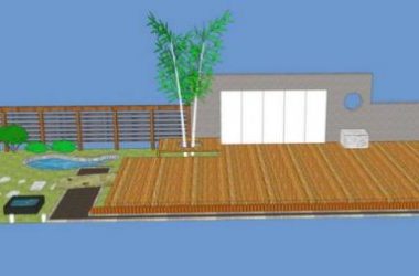 Sketchup素材模型|庭院景观场景,景观素材组件-BIM建筑网