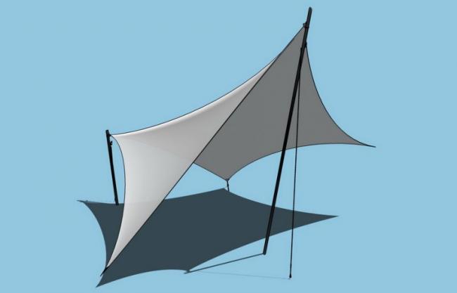 Sketchup素材模型|张拉膜景观素材组件 Sketchup素材模型|张拉膜景观素材组件