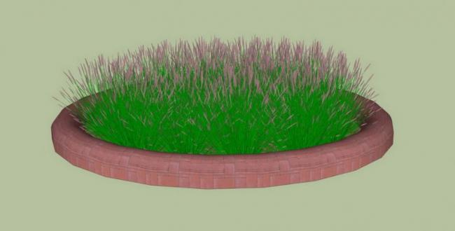Sketchup素材模型|花池景观素材组件 Sketchup素材模型|花池景观素材组件