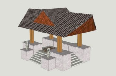 Sketchup小品模型|东南亚风格亭子,小品,古典风格-BIM建筑网