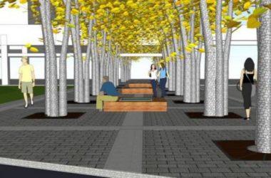 Sketchup景观模型|小区入口景观,现代风格-BIM建筑网