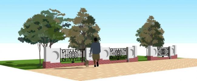 Sketchup素材模型|围墙围栏护栏素材组件 Sketchup素材模型|围墙围栏护栏素材组件