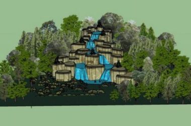 Sketchup素材模型|景观雕塑假山模型素材组件,现代风格-BIM建筑网