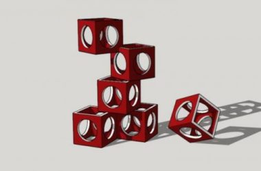 Sketchup素材模型|景观雕塑小品模型素材组件,现代风格-BIM建筑网