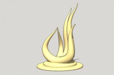 Sketchup素材模型|景观雕塑小品模型素材组件,现代风格-BIM建筑网