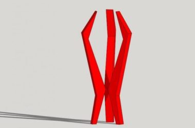 Sketchup素材模型|景观雕塑小品模型素材组件,现代风格-BIM建筑网