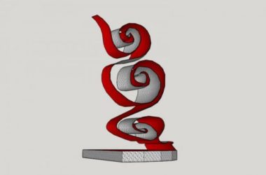 Sketchup素材模型|景观雕塑小品模型素材组件,现代风格-BIM建筑网