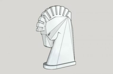 Sketchup素材模型|景观雕塑小品模型素材组件,马,现代风格-BIM建筑网