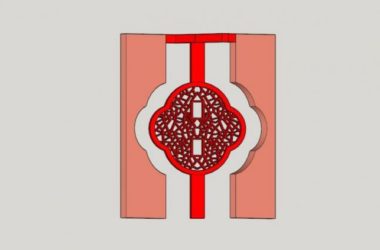 Sketchup素材模型|景观雕塑su模型素材组件,中国结,中式风格-BIM建筑网