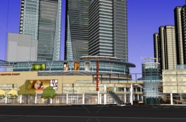 Sketchup综合体模型|超高层商业综合体,购物中心,公寓,住宅,酒店,写字楼,现代风格-BIM建筑网