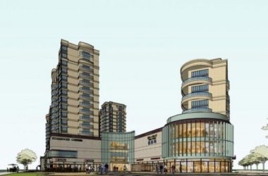 Sketchup住宅模型|高层住宅,底层商业,街角小商场,新古典风格,居住建筑-BIM建筑网