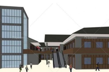 Sketchup商业模型|多层商业街，仿古，沿街商业，新中式风格-BIM建筑网