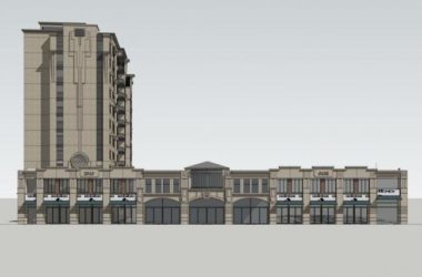 Sketchup住宅模型|高层住宅,底层商业,商业裙房,简欧式,居住建筑,新古典风格-BIM建筑网