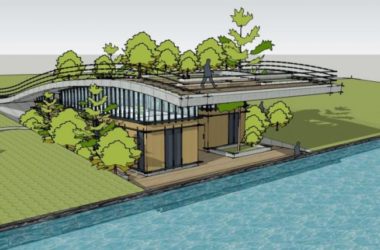 Sketchup景观模型|卫生间,公共厕所,现代风格-BIM建筑网