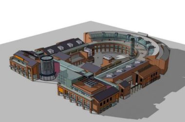 Sketchup商业模型|上海陆家嘴96广场，多层商业，现代风格-BIM建筑网