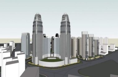 Sketchup综合体模型|超高层办公楼,天津金融街,综合体,现代风格-BIM建筑网