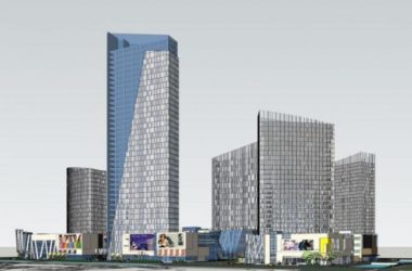 Sketchup综合体模型|多层高层混合商业综合体,高层办公楼,现代风格-BIM建筑网