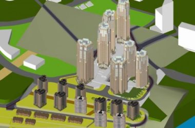 Sketchup住宅模型|超高层住宅，现代风格，居住建筑-BIM建筑网