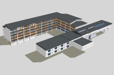 Sketchup酒店模型|多层酒店,中式风格-BIM建筑网