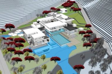 Sketchup酒店模型|多层山地度假酒店,别墅,现代风格-BIM建筑网