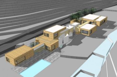 Sketchup酒店模型|多层民宿酒店,现代风格-BIM建筑网