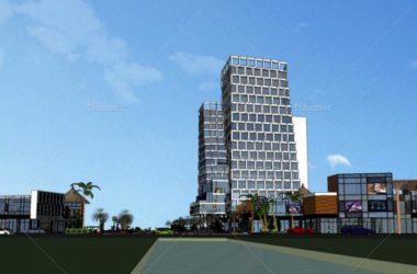 Sketchup综合体模型|多高层混合商业综合体,高层住宅公寓,滨河,现代风格,奥特莱斯-BIM建筑网