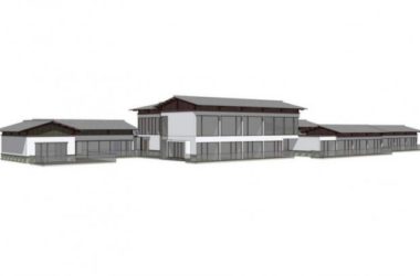 Sketchup酒店模型|多层客栈,新中式风格,商业-BIM建筑网