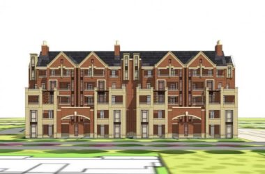 Sketchup住宅模型|高层住宅,洋房,英式风格,居住建筑,古典风格-BIM建筑网