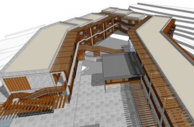 Sketchup酒店模型|多层山地酒店,现代风格-BIM建筑网