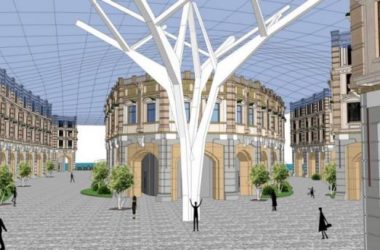 Sketchup商业模型|多层南洋风格商业街，新古典风格-BIM建筑网