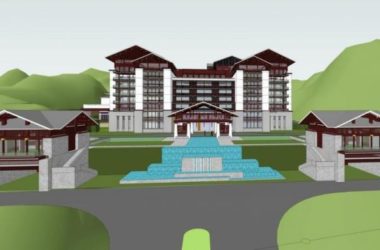 Sketchup酒店模型|圣地九寨酒店,多层酒店,新中式风格,藏式-BIM建筑网