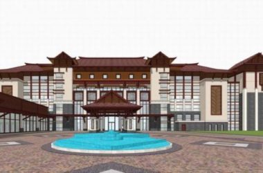 Sketchup住宅模型|多层住宅,居住建筑,东南亚风格,古典风格-BIM建筑网